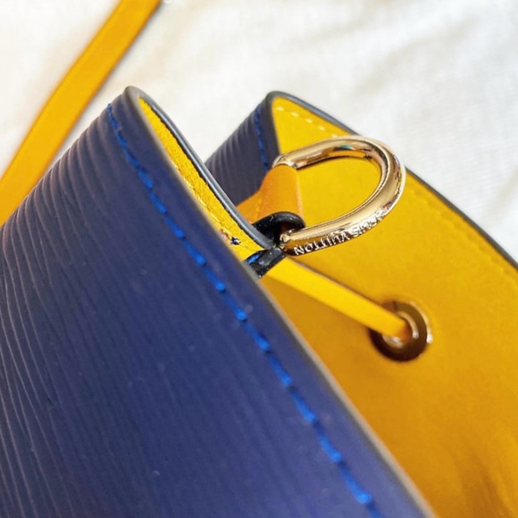 Cute blue and yellow summer bag - Picture 3 of 13